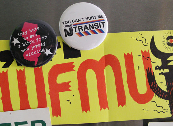 You Can't Hurt Me on NJ Transit Fridge Magnet