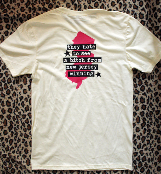 They Hate to See a Bitch from New Jersey Winning Unisex Tee