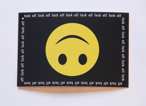 F-Off Smiley Sticker
