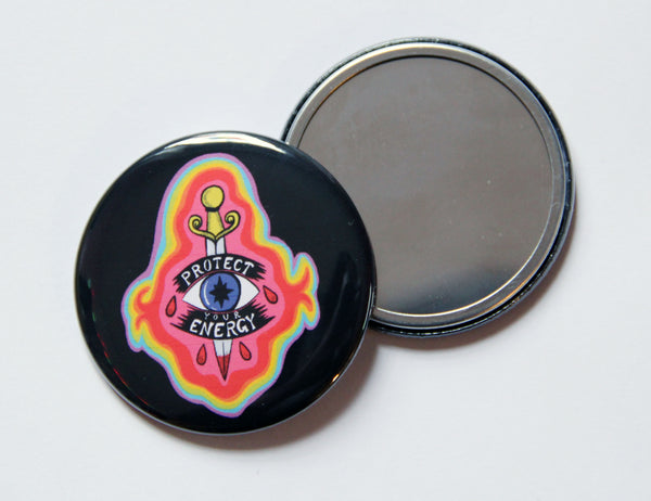 Protect Your Energy Pocket Mirror