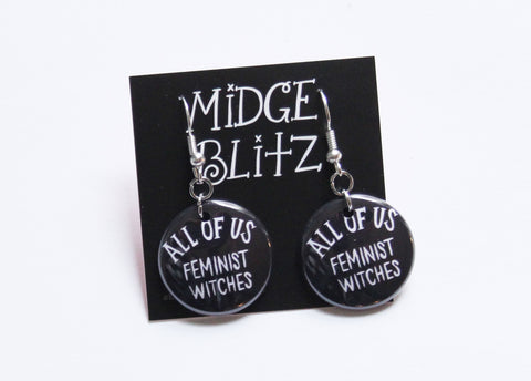 All of Us Feminist Witches Earrings