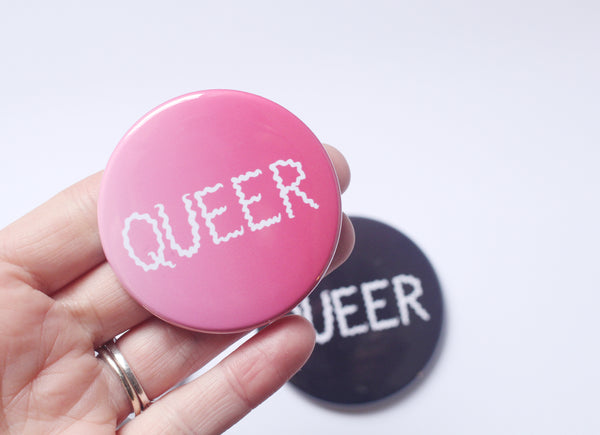 Queer 2.25 Inch Button