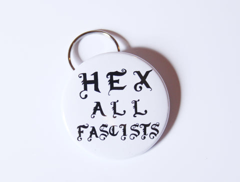 Hex All Fascists Keychain Bottle Opener