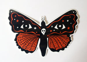 Autumn Moth Vinyl Sticker