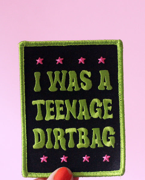 SALE Teenage Dirtbag Iron-on Patch
