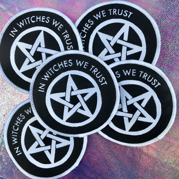 In Witches We Trust Iron-on Patch