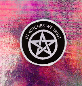 In Witches We Trust Iron-on Patch